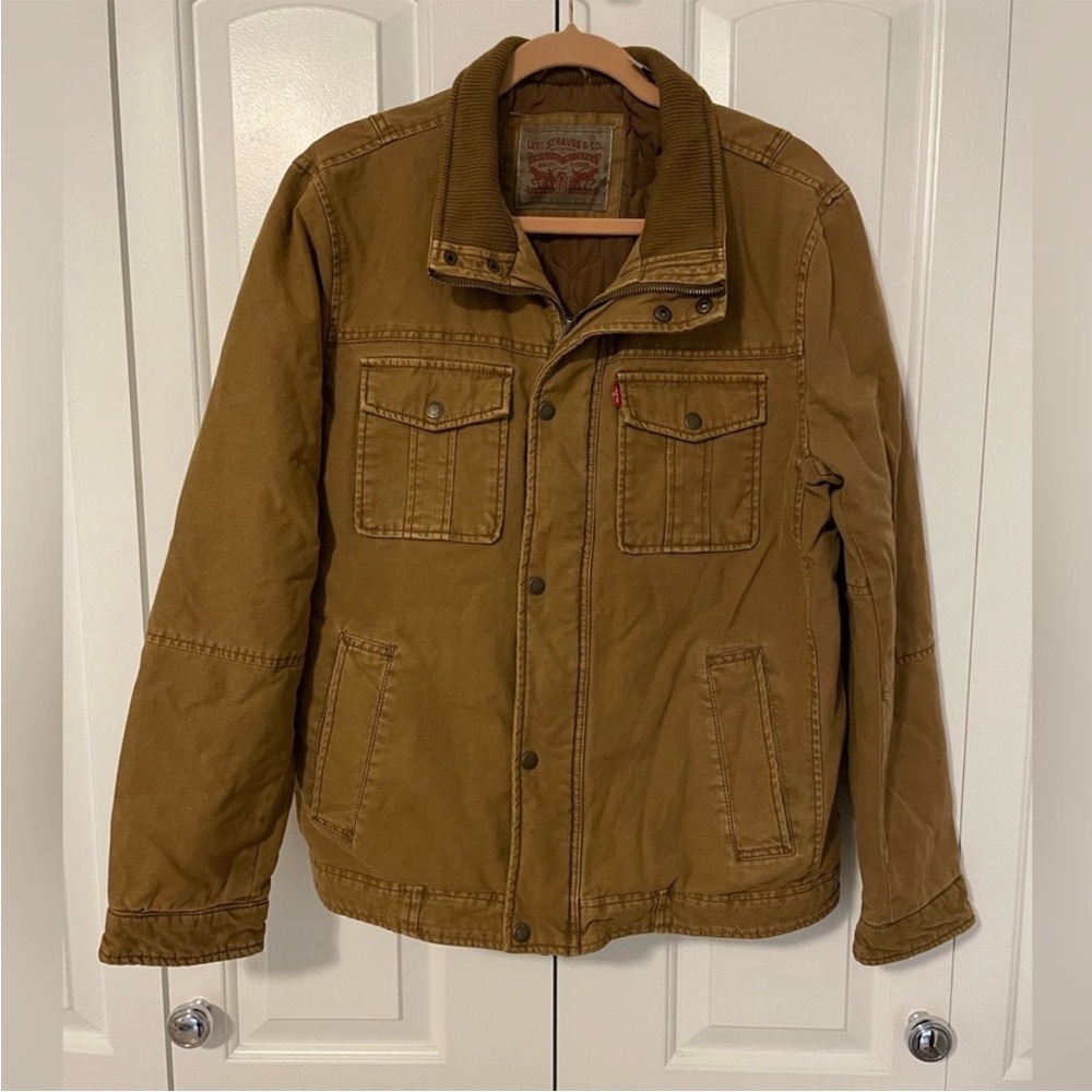 Levi's Men's Tan Military Jacket